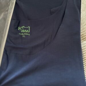 New Keith Haring Men's Classic Navy Tank Top